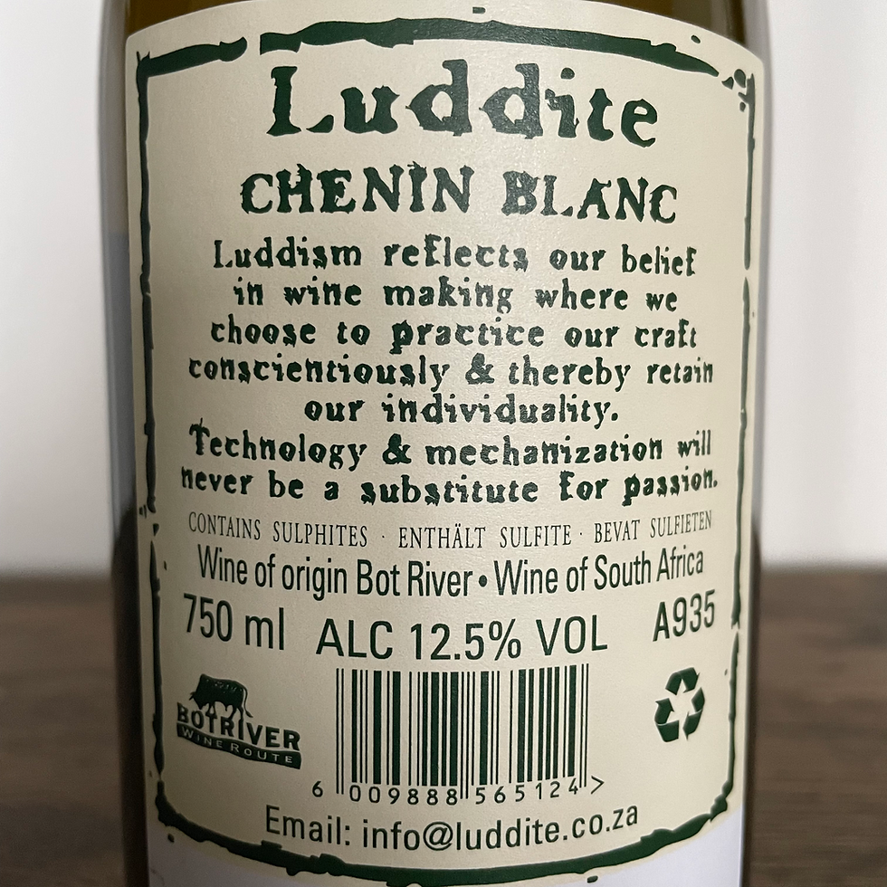 Thumbnail: Chenin Blanc - Luddite - 2021