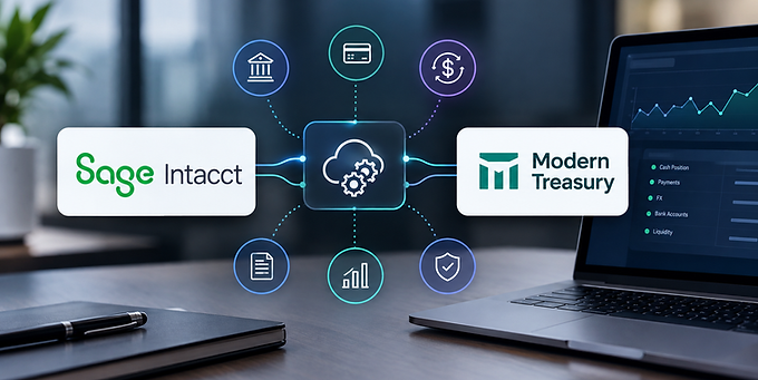 Sage Intacct Modern Treasury Integration