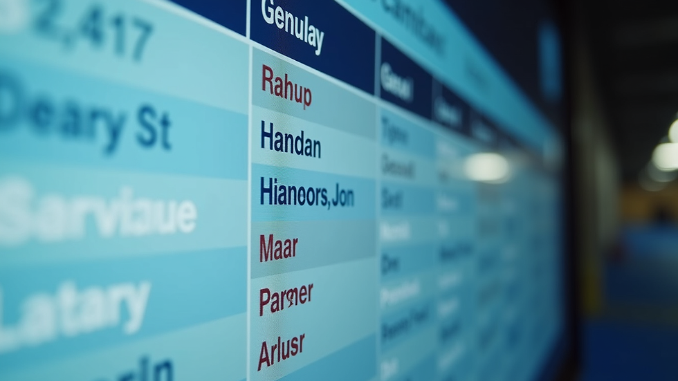 Close-up view of a digital calendar showing athletic facility bookings