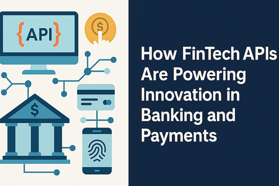 How FinTech APIs Are Powering Innovation in Banking and Payments