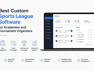 Best Custom Sports League Software for Academies and Tournament Organizers