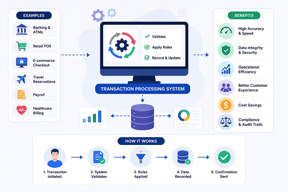 What Is a Transaction Process System? Meaning, Examples, Benefits, and How It Works