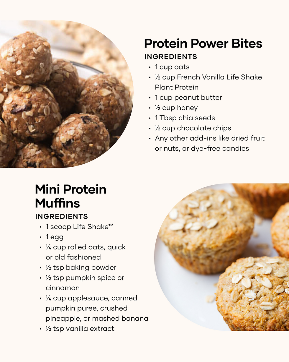 Here are a couple of ideas that are really tasty!  There are more where this came from :)