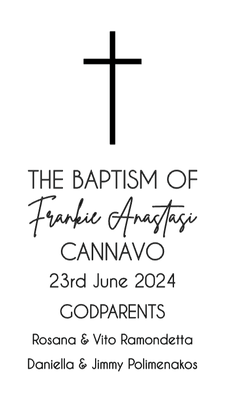 Thumbnail: Personalised Christening Stole