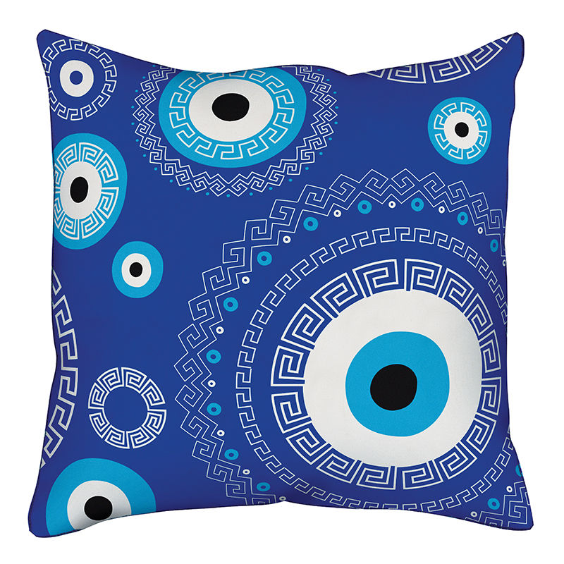 Mati Pillow Cover with Meander Key
