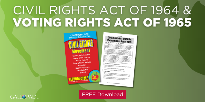 Civil Rights Act Of 1964 Voting Rights Act Of 1965