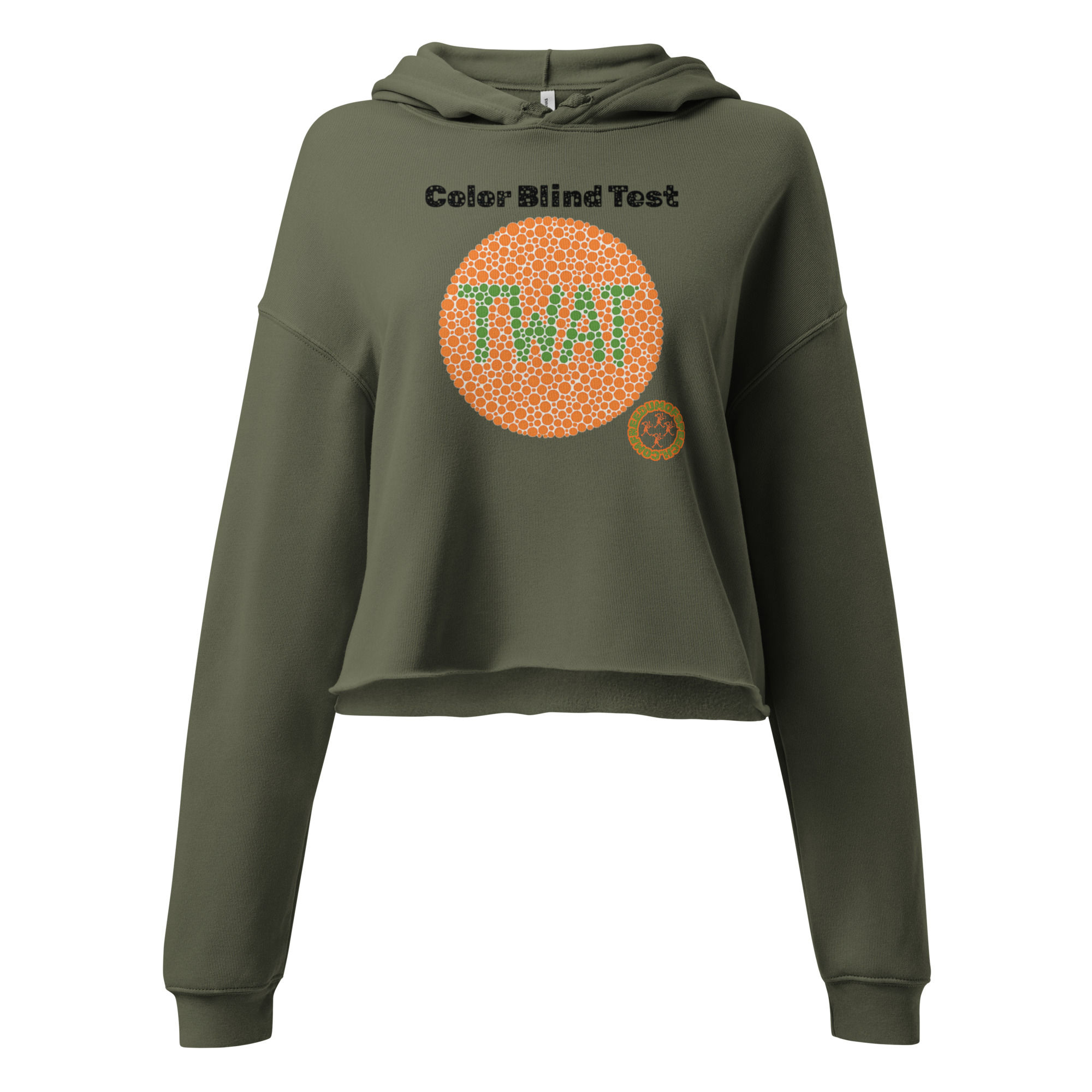 Twat Vision Crop Hoodie