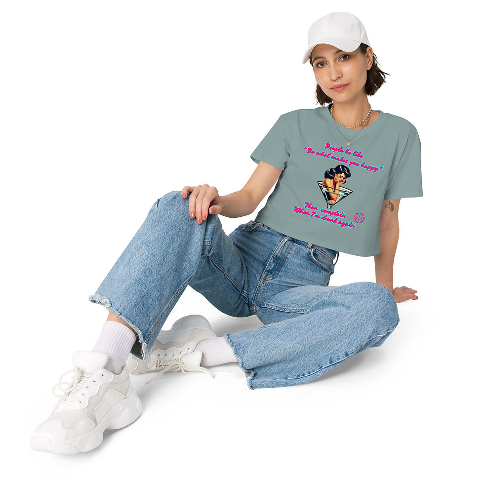 Thumbnail: People Be Like Crop Top