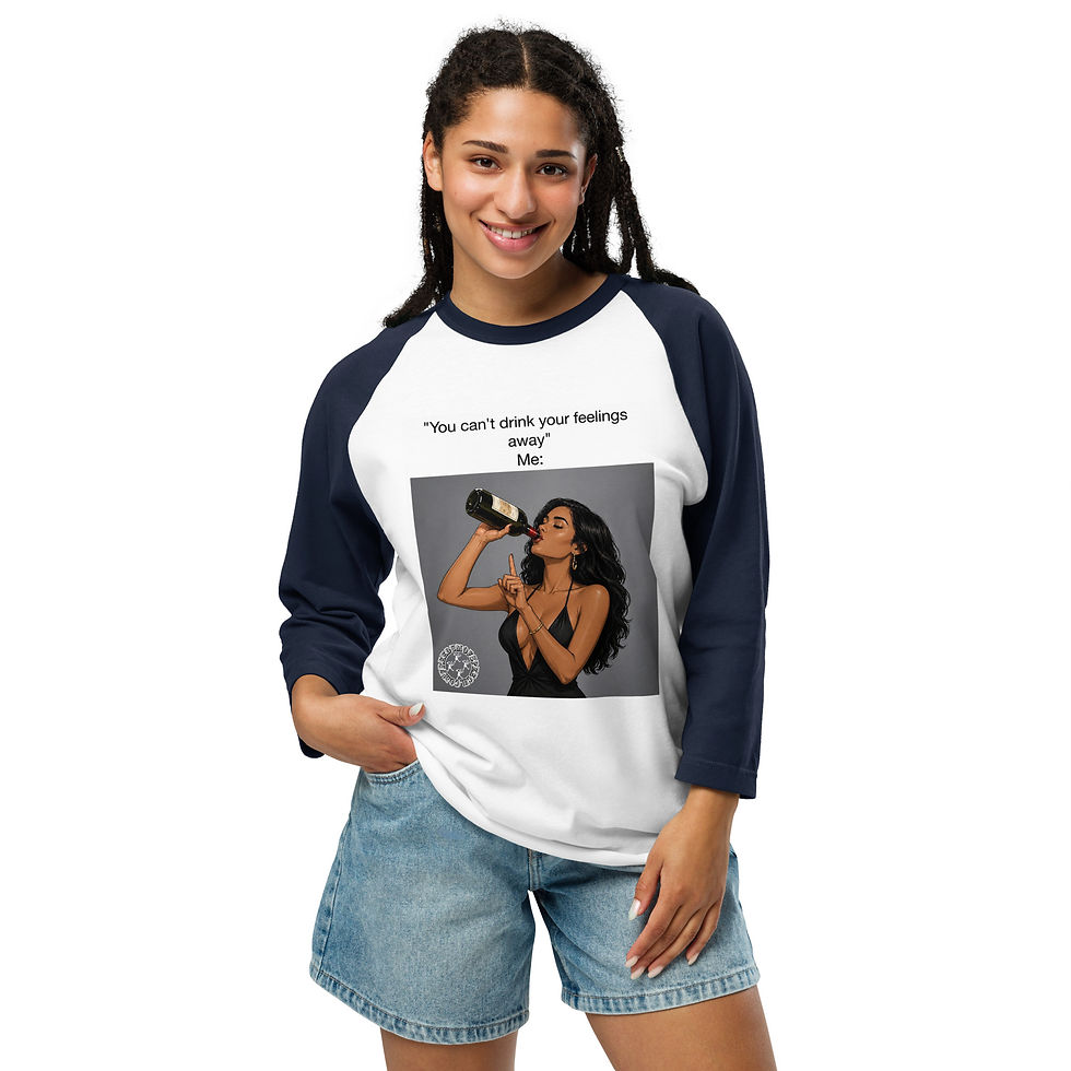 Thumbnail: Drunk Feelings 3/4 Shirt