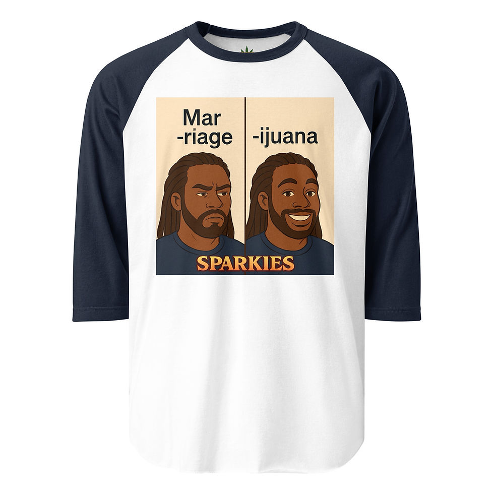 Thumbnail: (Sparkies)Mar-riage or Mar-ijuana 3/4 Shirt