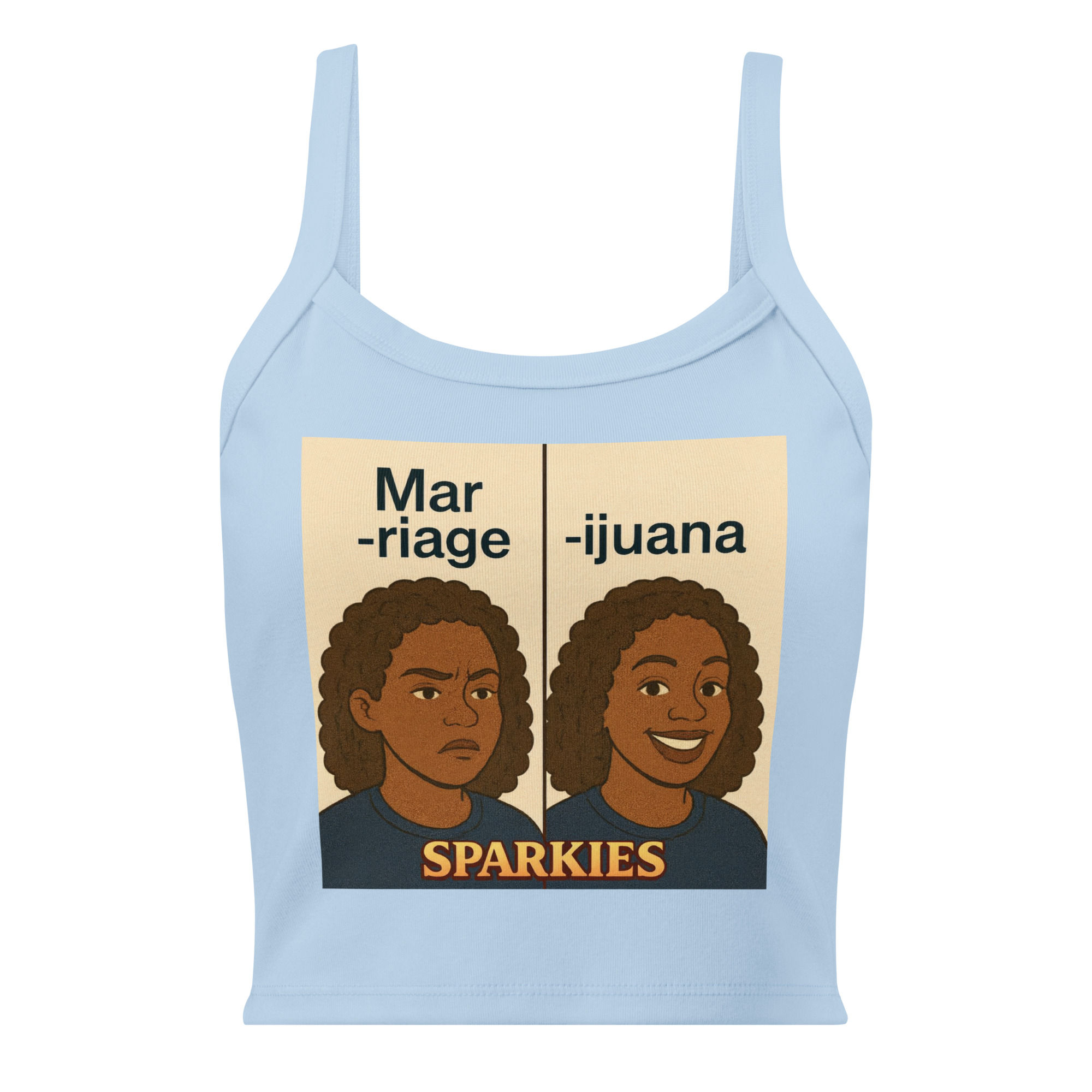(Sparkies)Mar-riage or Mar-ijuana Tank Top