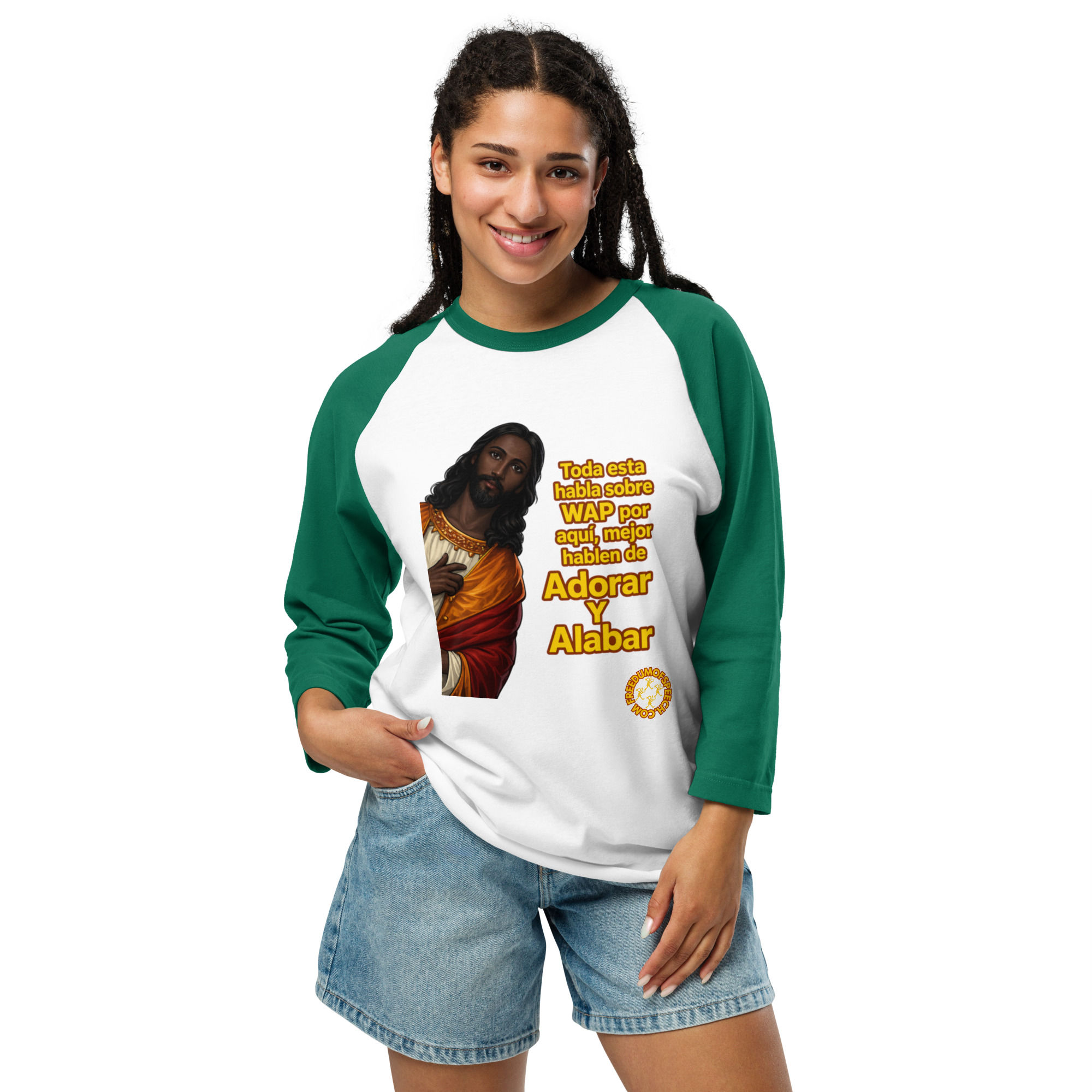 (W.A.P) Worship And Praise 3/4 Shirt