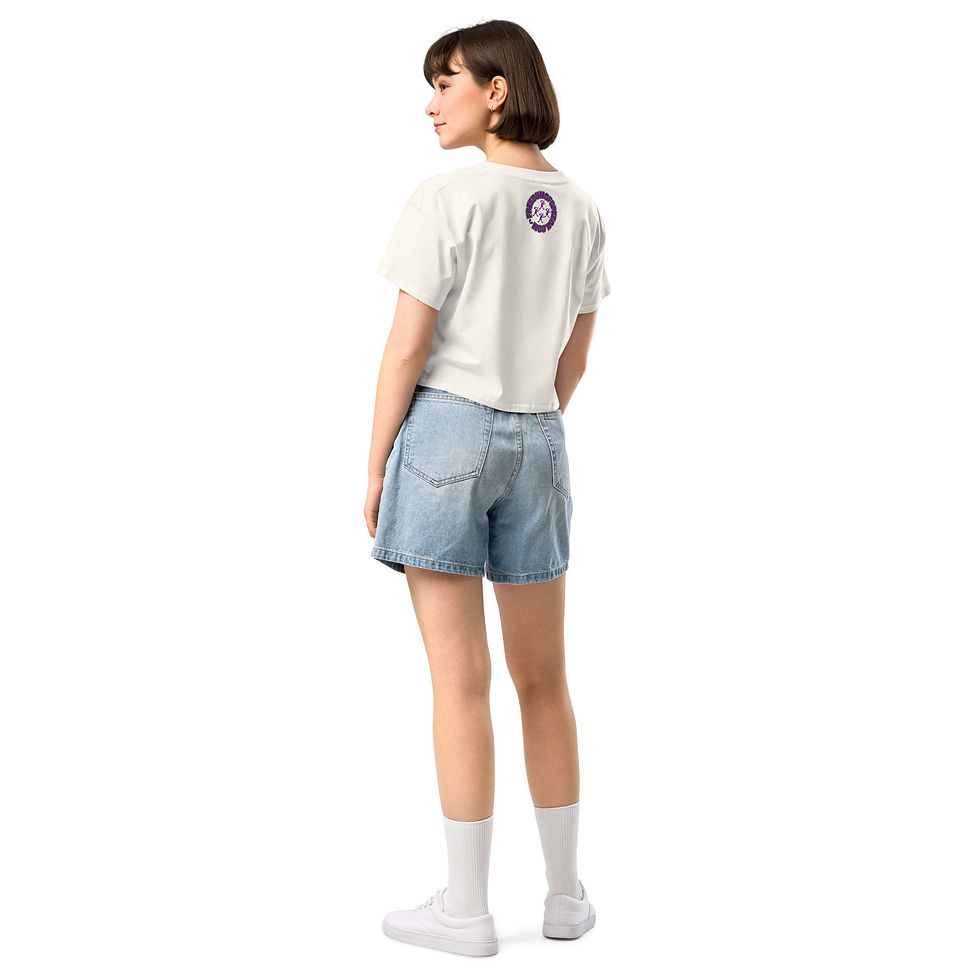 Thumbnail: Fat Purple Bitch Crop top