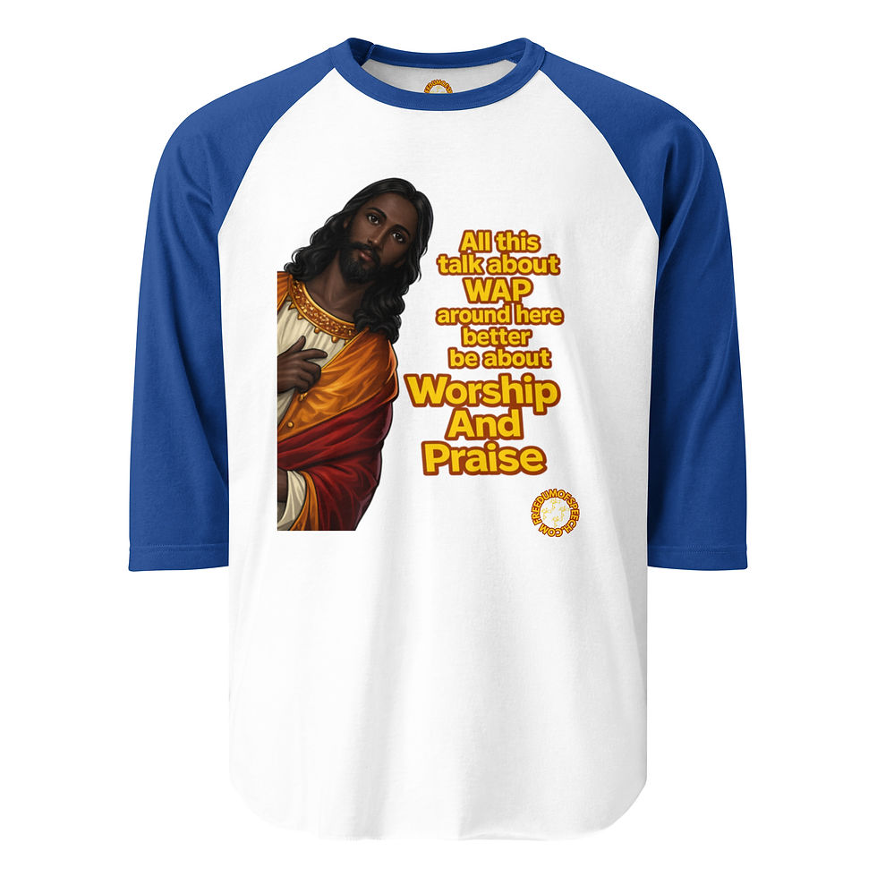 Thumbnail: (W.A.P) Worship And Praise 3/4 Shirt
