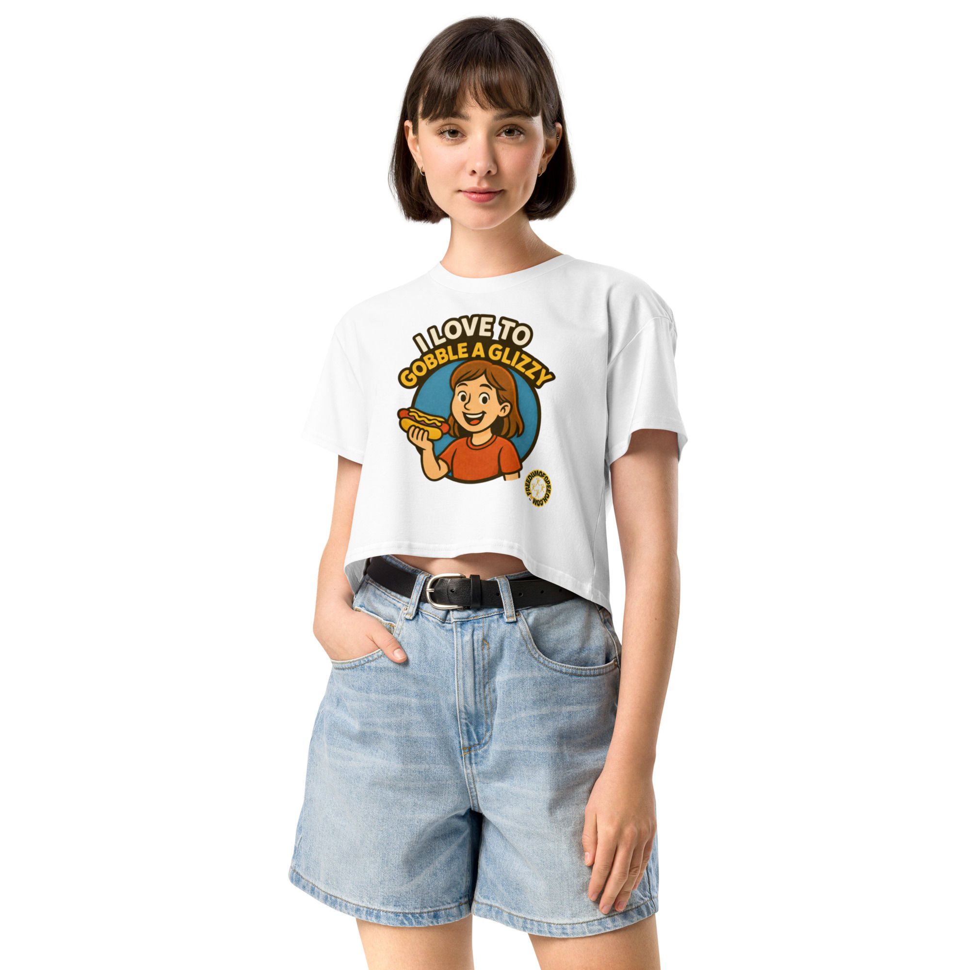 Gobble Glizzy Crop Top