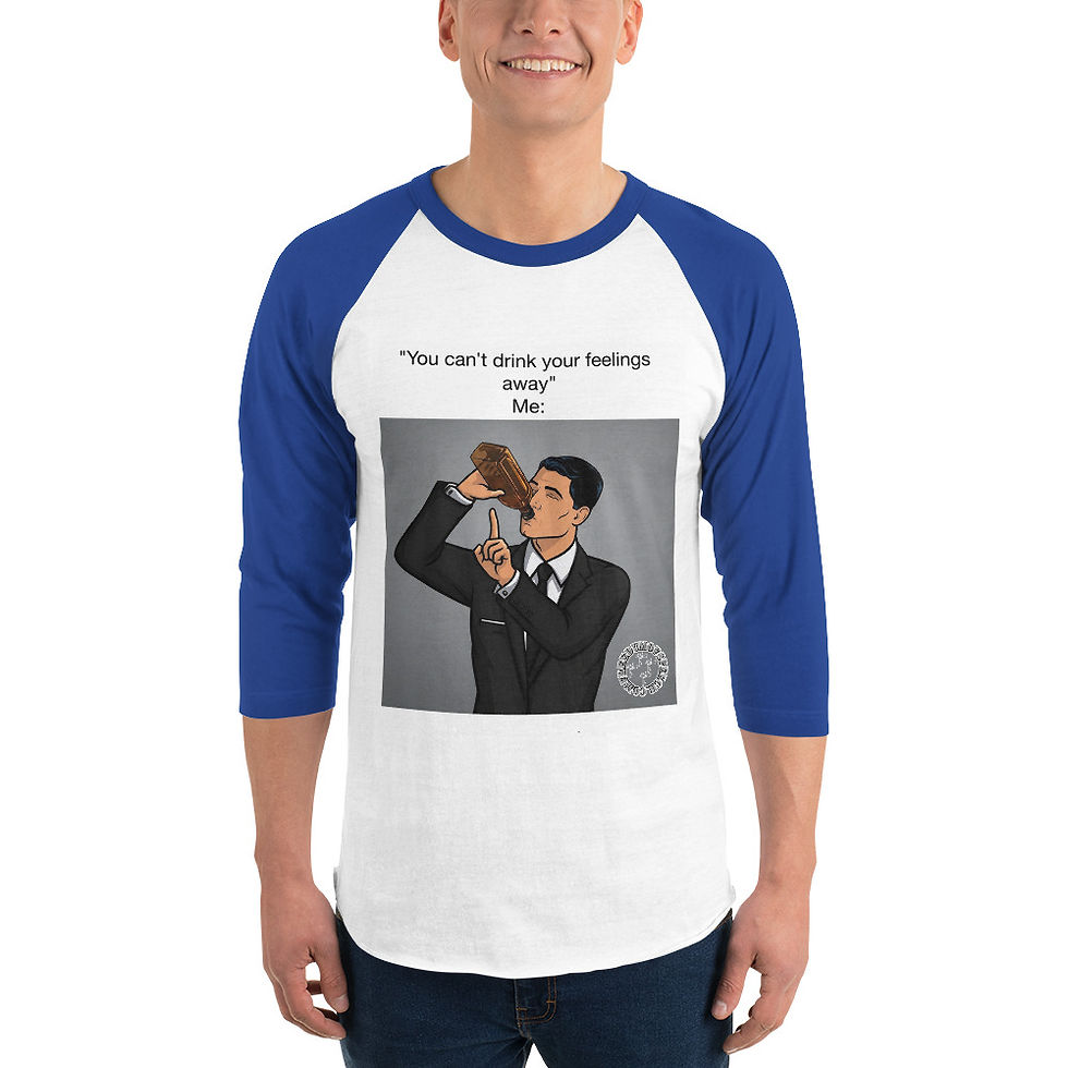 Thumbnail: Drunk Feelings 3/4 Shirt