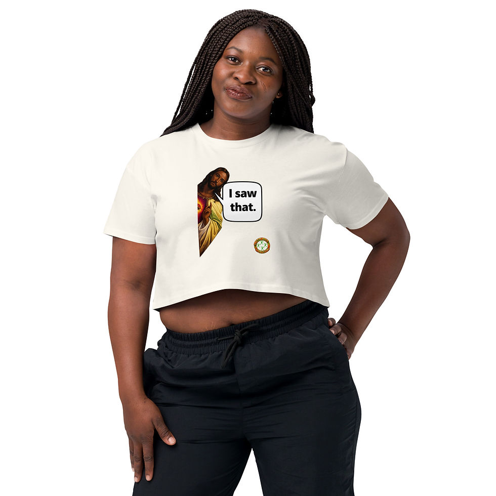 Thumbnail: He Did Crop Top