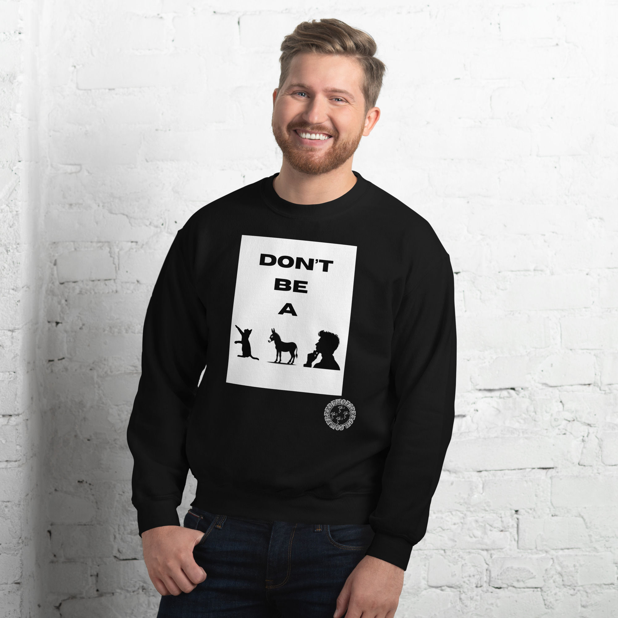 Puss Ahh (C) Sweatshirt