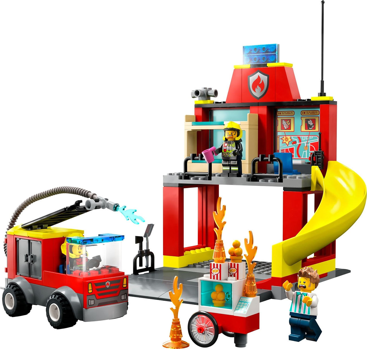 60375 Fire Station and Truck