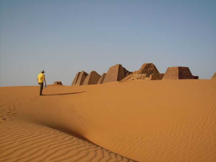 Pyramids at Meroe Sudan