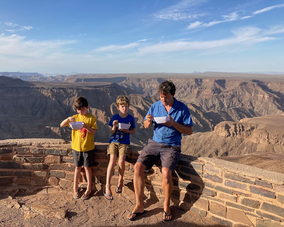 Breakfast Fish River Canyon