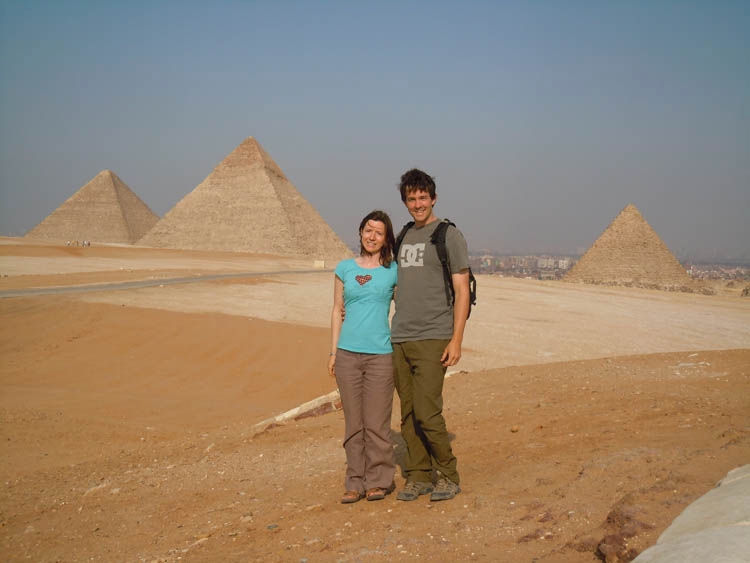 Nick and Amy Egypt pyramids