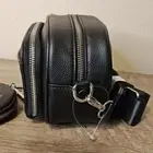 Thumbnail: CXL by Christian Lacroix Camera Bag Womens Black Eve Pebble Detachable Mini Zip