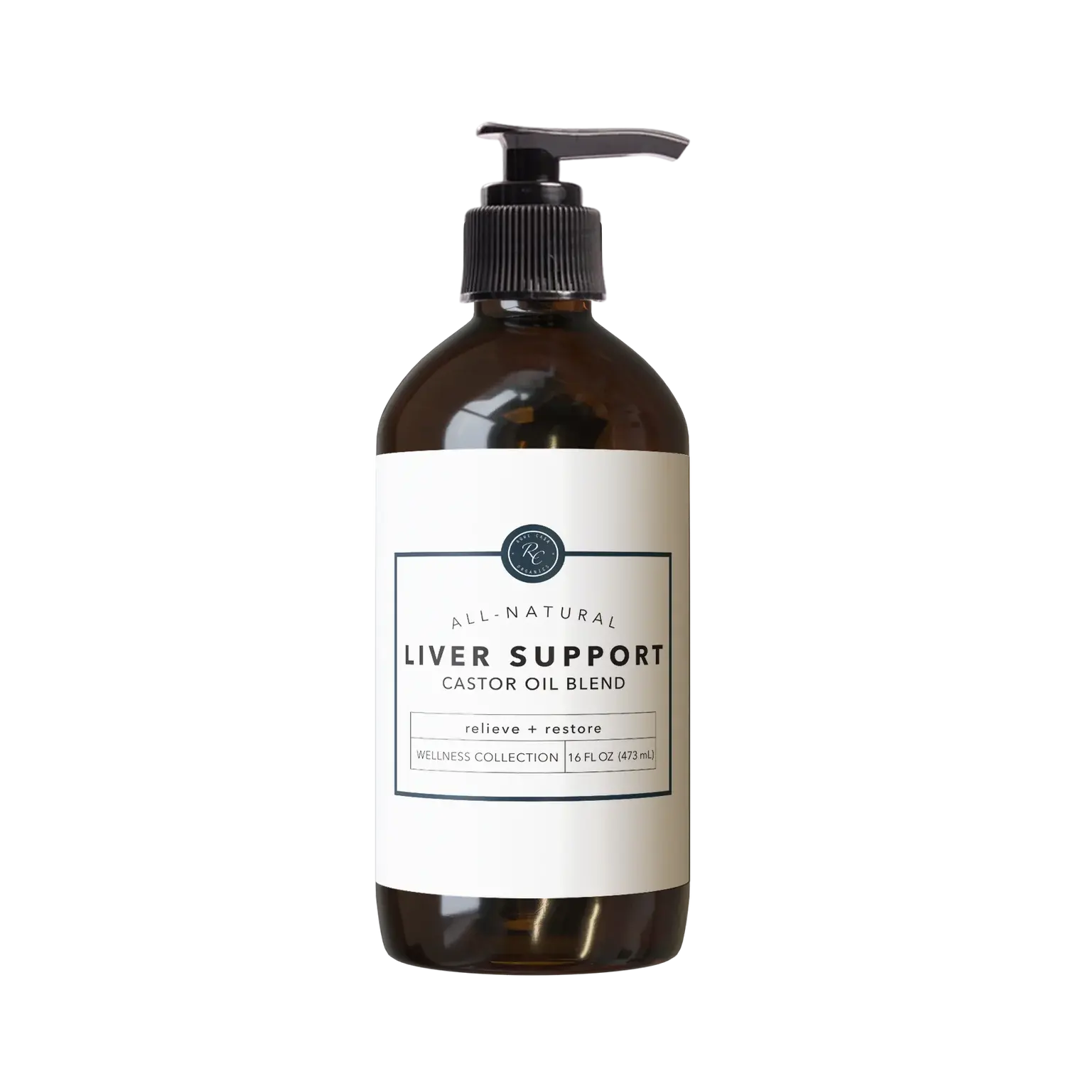 Liver support castor oil blend