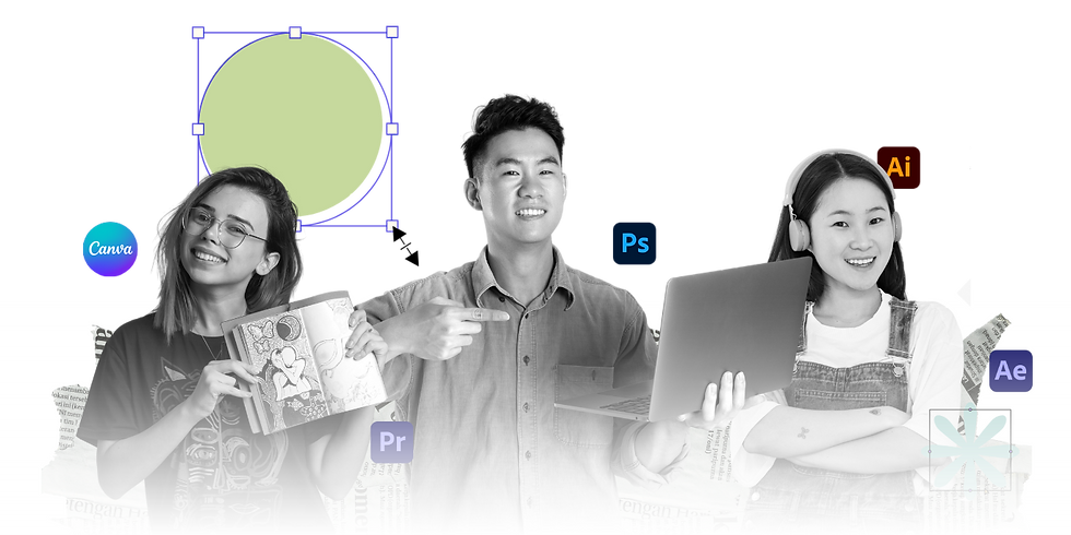 The Design Bees creative team providing unlimited graphic design and video editing solutions for Australian scale-ups and mar