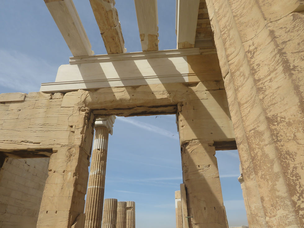 Inside the Propylaea