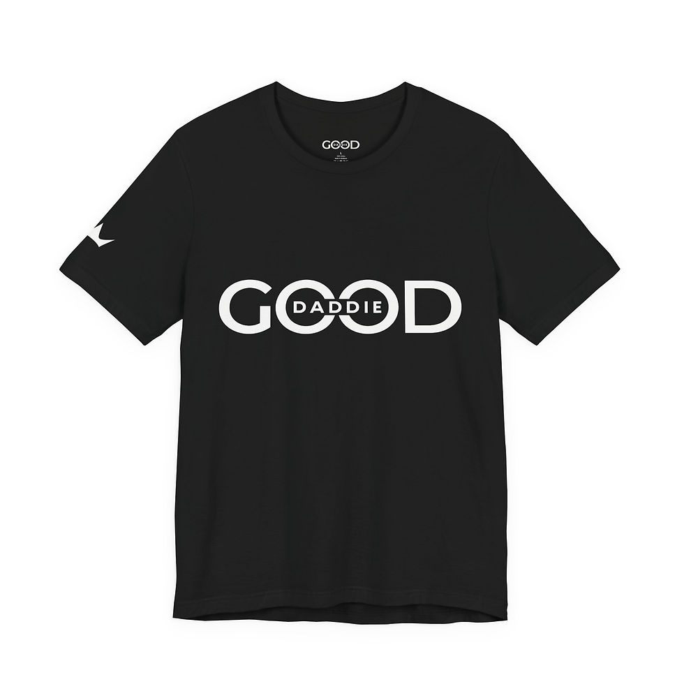 Thumbnail: T-Shirt — "GOOD DADDIE" Minimalist Dad Graphic Tee (Black Lettering)
