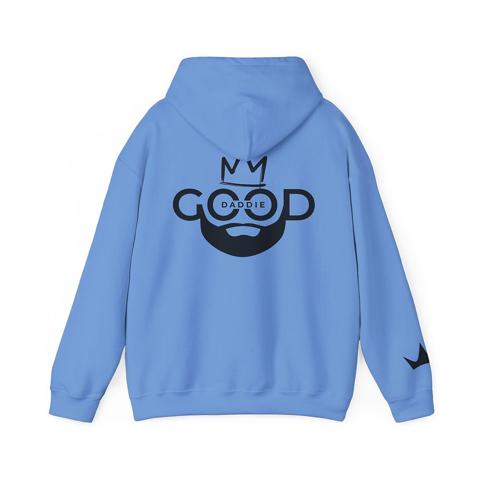 Thumbnail: Good Daddie Hoodie — Minimal Black Logo Pullover