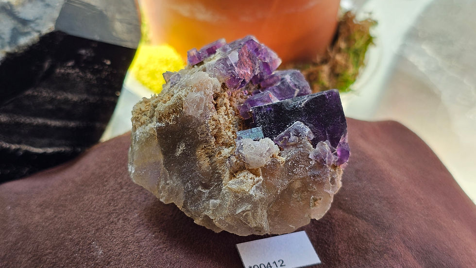 Thumbnail: Purple Fluorite Specimen Cave In Rock, Illinois