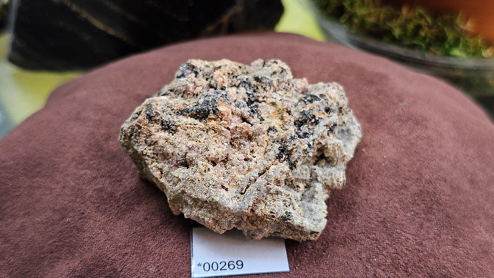Thumbnail: Small Rhodochrosite + Quartz Specimen, Montana, USA (Group 3)