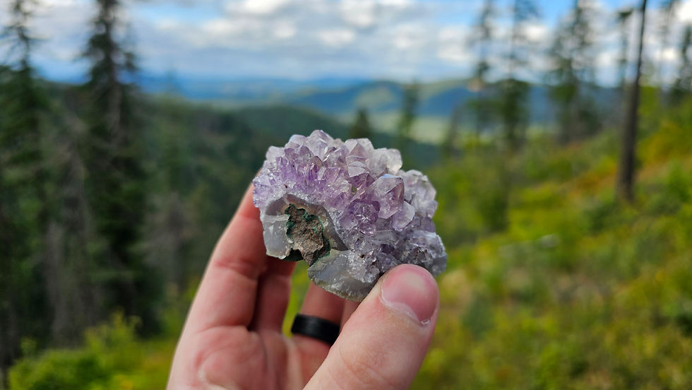 Thumbnail: Light Purple Amethyst Specimen 4 View 4