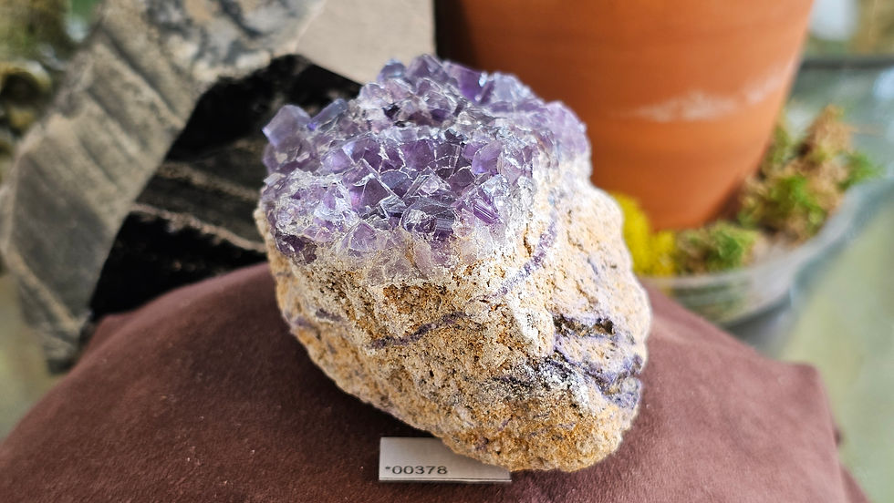 Thumbnail: Purple Fluorite Specimen Cave In Rock, Illinois