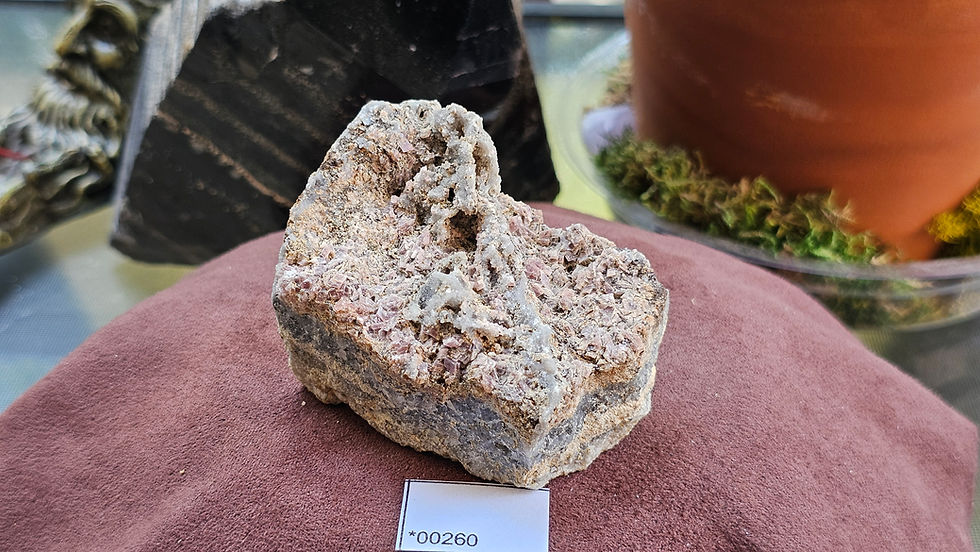 Thumbnail: Medium Rhodochrosite + Quartz Specimen, Montana USA (Group 3)