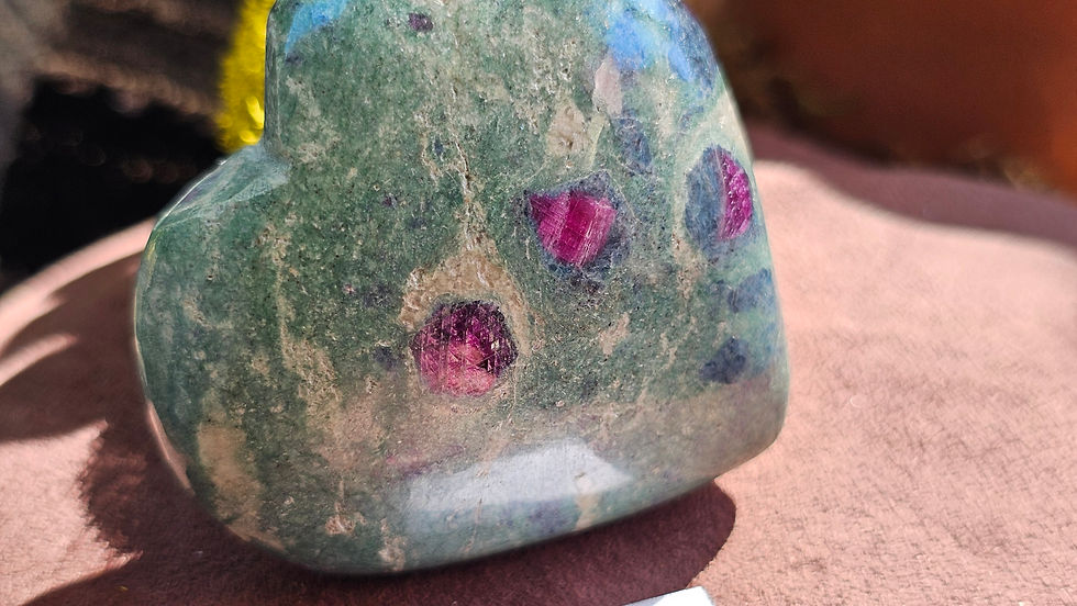 Thumbnail: Ruby in Fuschite Hearts