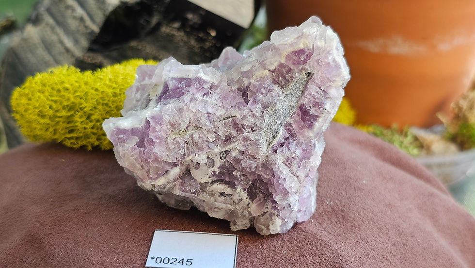 Thumbnail: Frosty Purple Fluorite Specimen