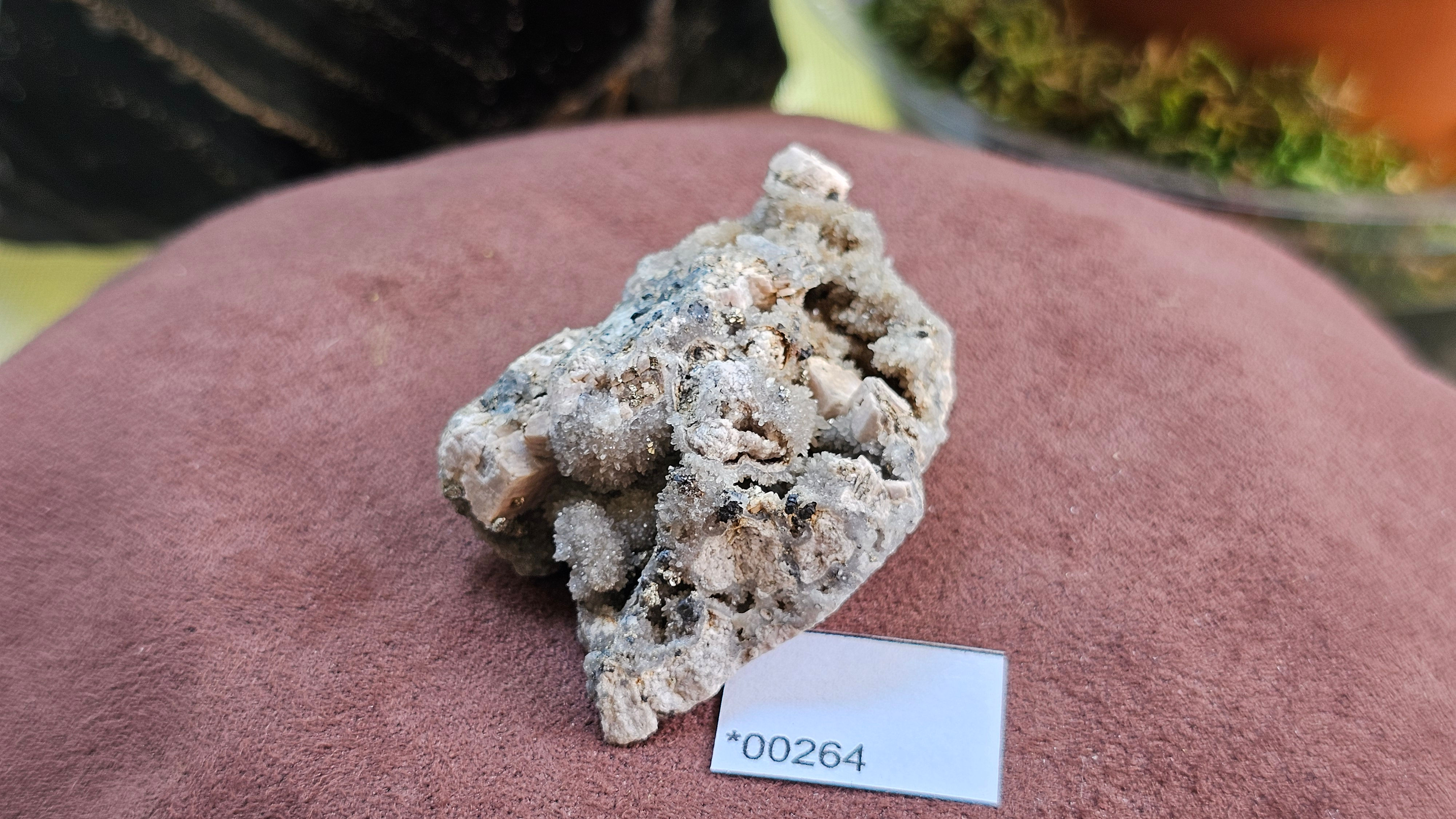 Small Rhodochrosite + Quartz Specimen, Montana, USA (Group 1)