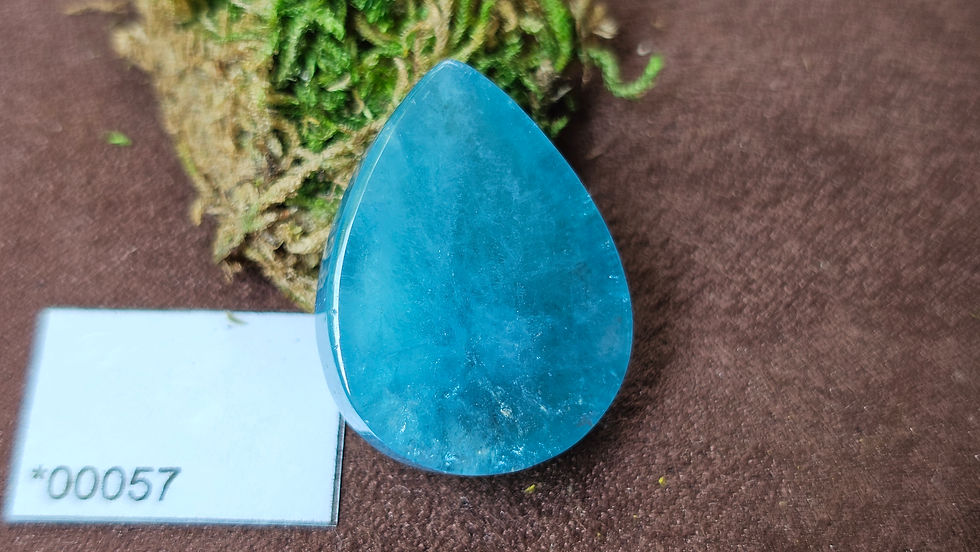 Thumbnail: Aquamarine Cabochon View 3