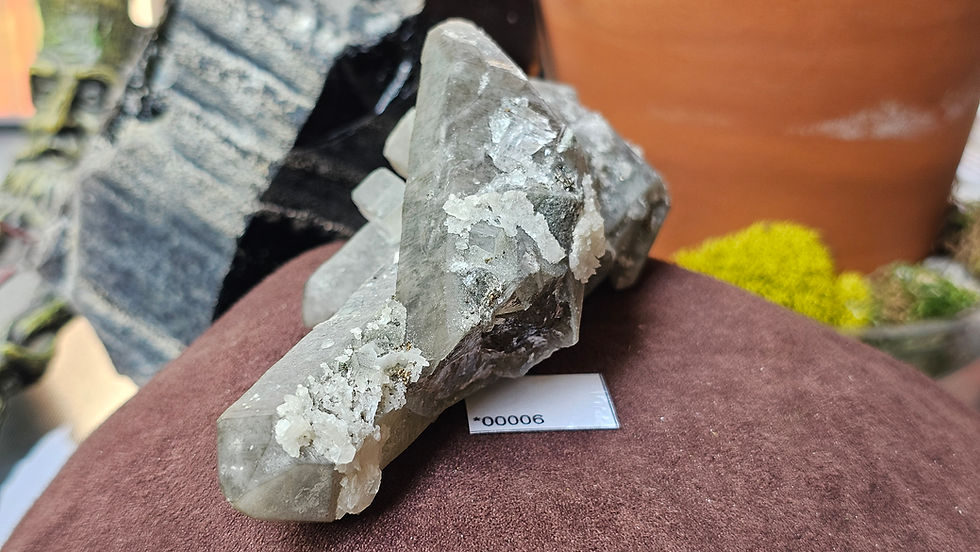 Thumbnail: Fluorite on Quartz Specimen