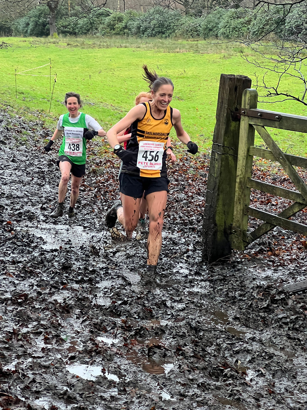 Maria Cook Lancashire County Championship Cross Country 2022 Skelmersdale Boundary Harriers Gold Medal