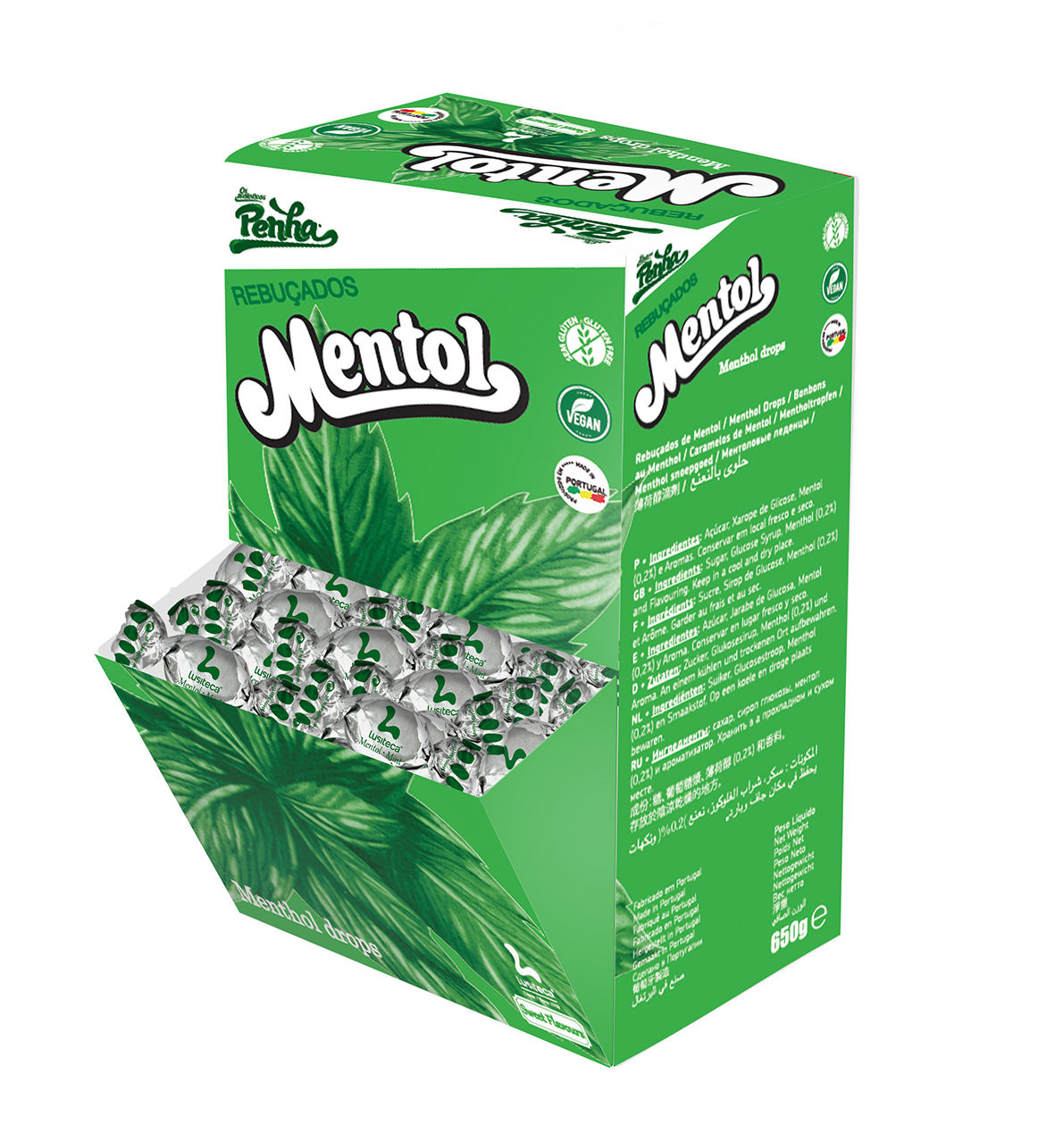 Penha Menthol Drops BOX x 650g gluten free 6000905