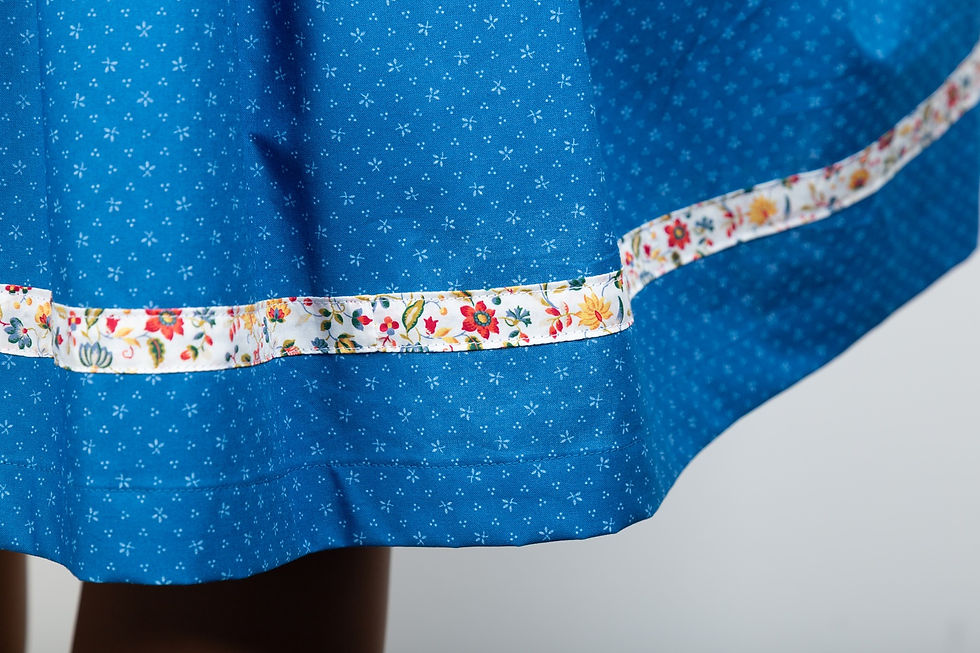 Miniaturbild: Kleid "Sarah" gelb-blau