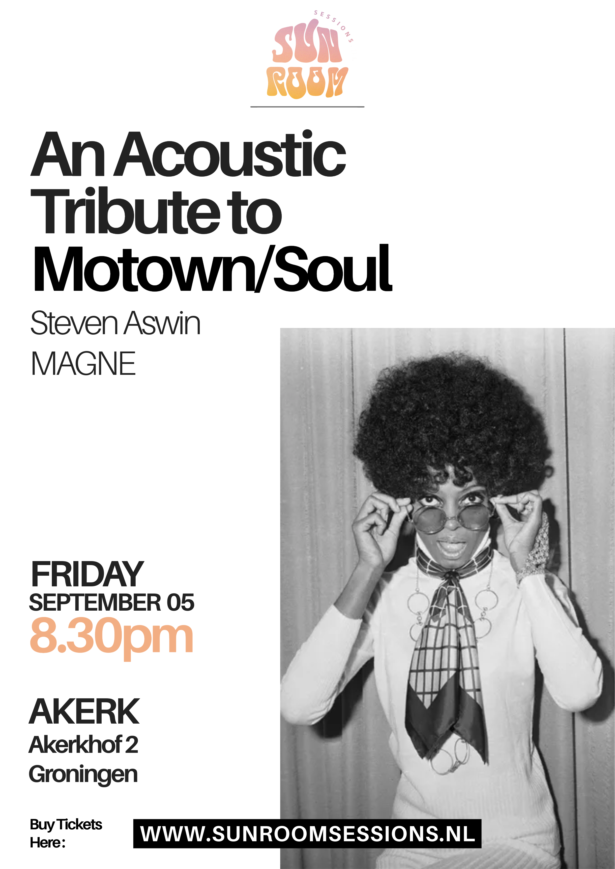 An Acoustic Tribute to Motown/Soul
in Akerk, Groningen