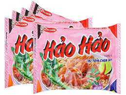 Mì ăn liền vị tôm chua cay Hảo Hảo