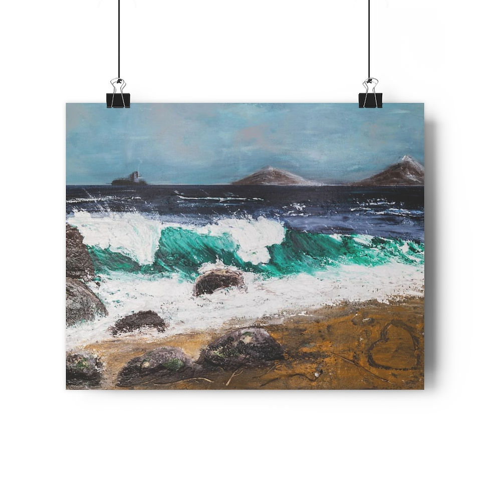Thumbnail: Love the Beach - Giclée Art Print 