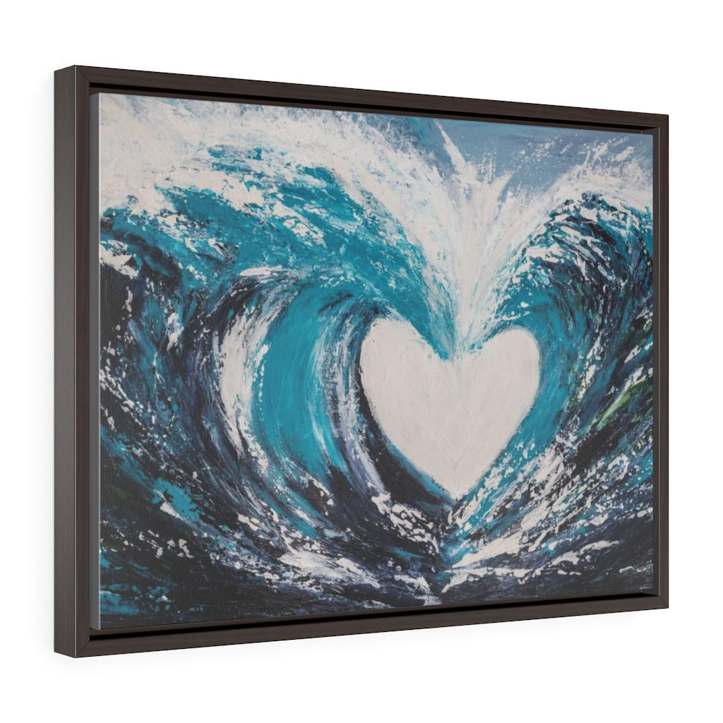 Heart of the Ocean - Gallery Canvas Wraps, Horizontal Frame