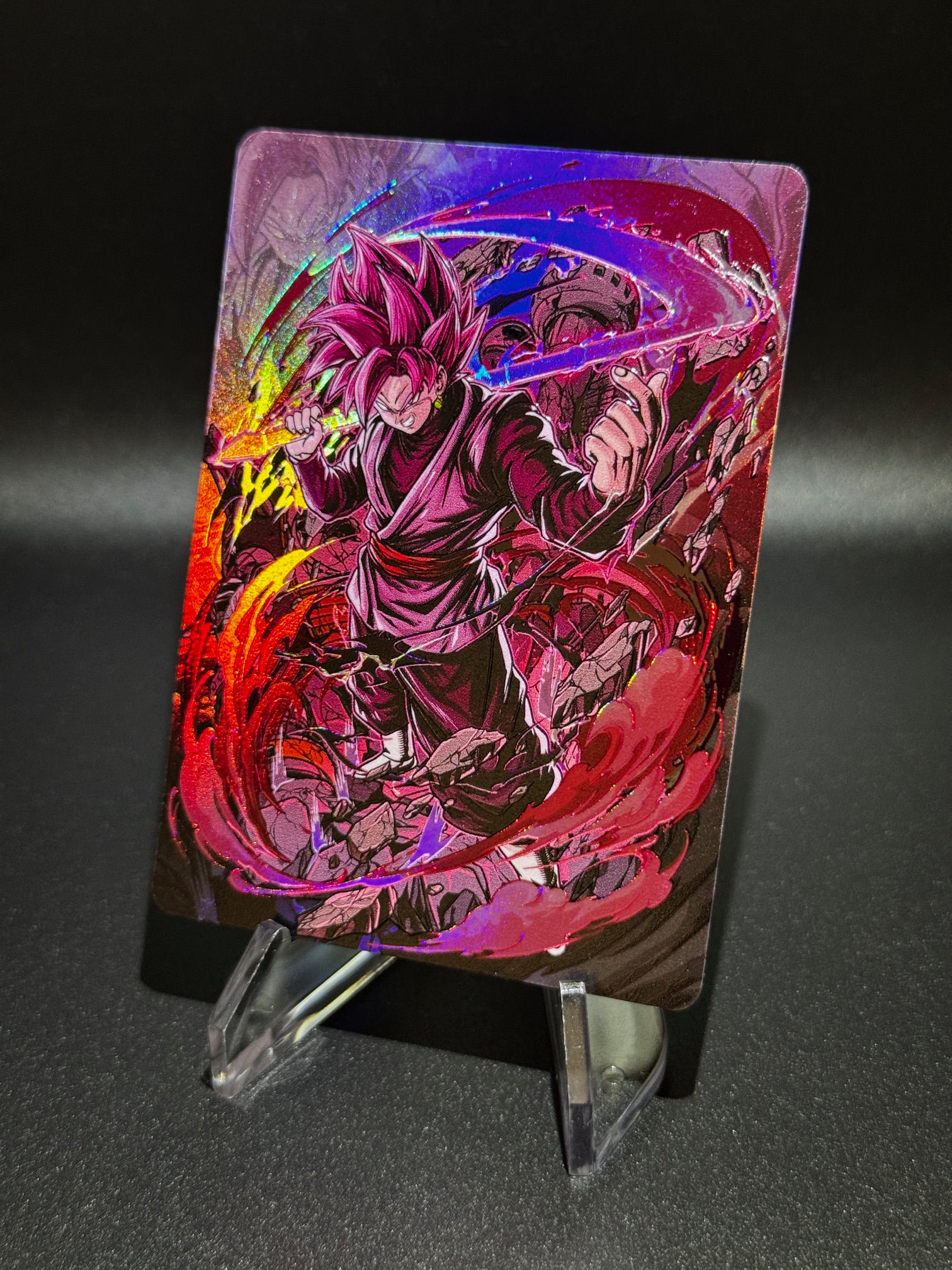 Dragon Ball- Goku Black Rose Art Card